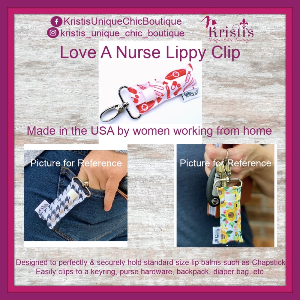 Love A Nurse Lippy Clip